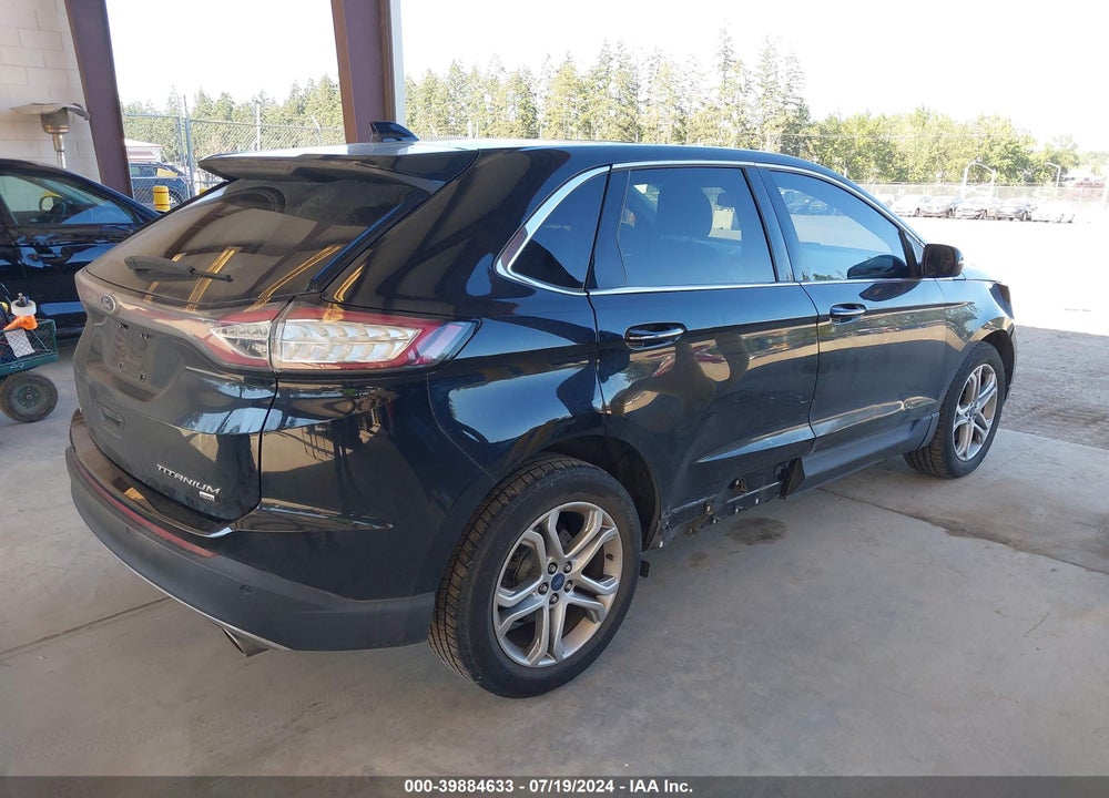 2016 FORD EDGE TITANIUM VIN: 2FMPK4K86GBB21297