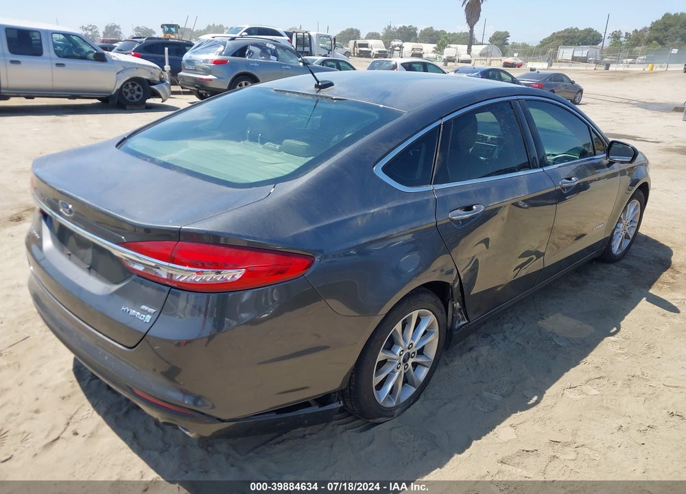 2017 FORD FUSION HYBRID SE VIN: 3FA6P0LU3HR400561