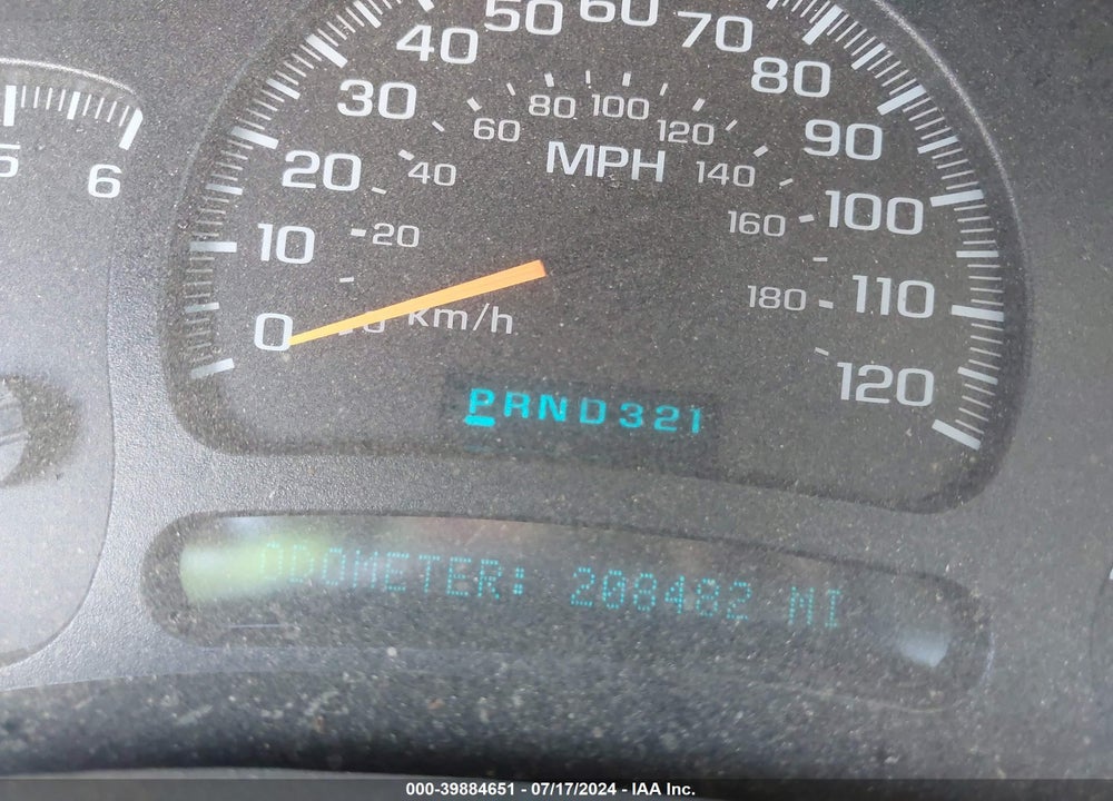 2005 GMC SIERRA 1500HD SLT VIN: 1GTGK13U15F928921