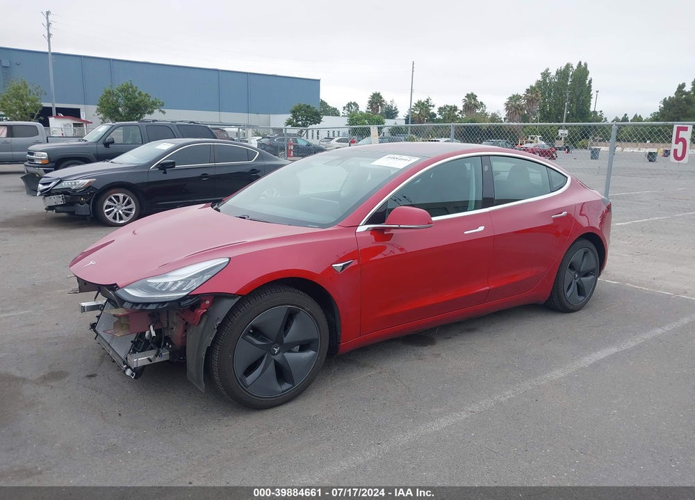 2019 TESLA MODEL 3 LONG RANGE/MID RANGE/STANDARD RANGE/STANDARD RANGE PLUS VIN: 5YJ3E1EA7KF190647