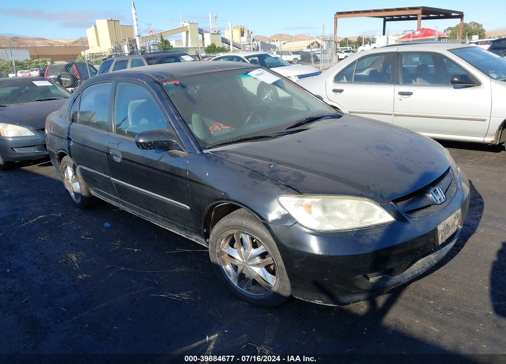 2005 HONDA CIVIC VP VIN: 2HGES16305H512062