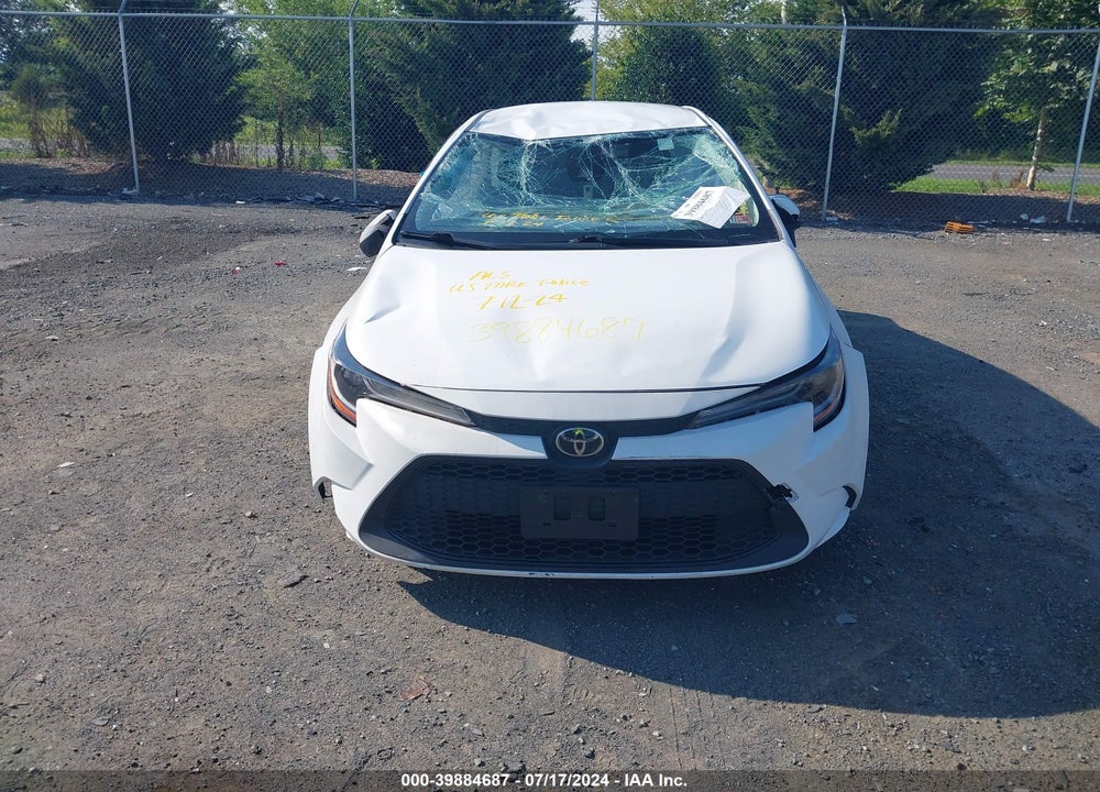 2020 TOYOTA COROLLA LE VIN: JTDEPRAEXLJ087646
