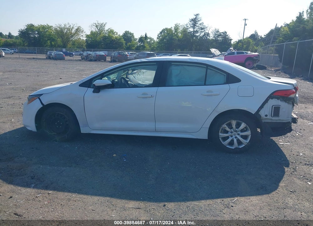 2020 TOYOTA COROLLA LE VIN: JTDEPRAEXLJ087646
