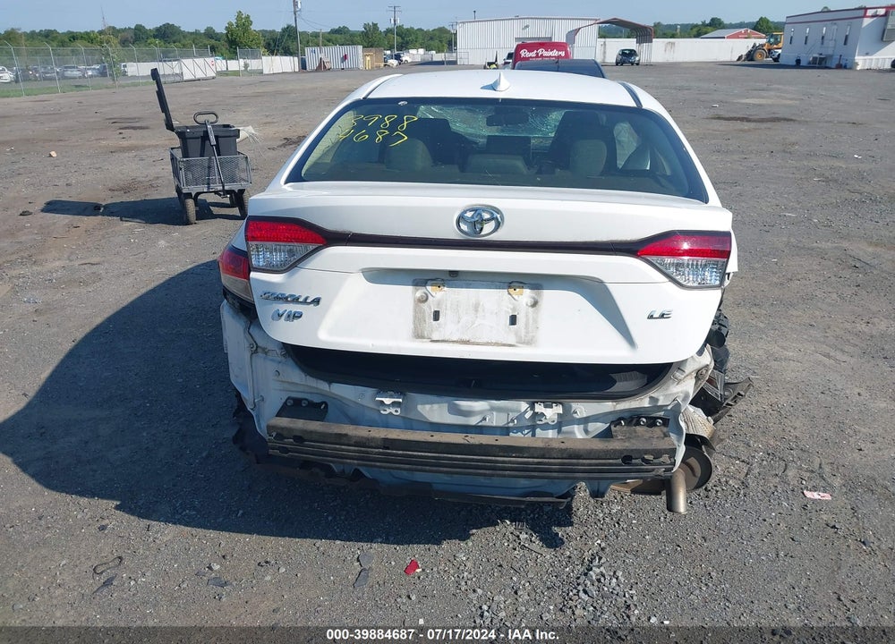 2020 TOYOTA COROLLA LE VIN: JTDEPRAEXLJ087646