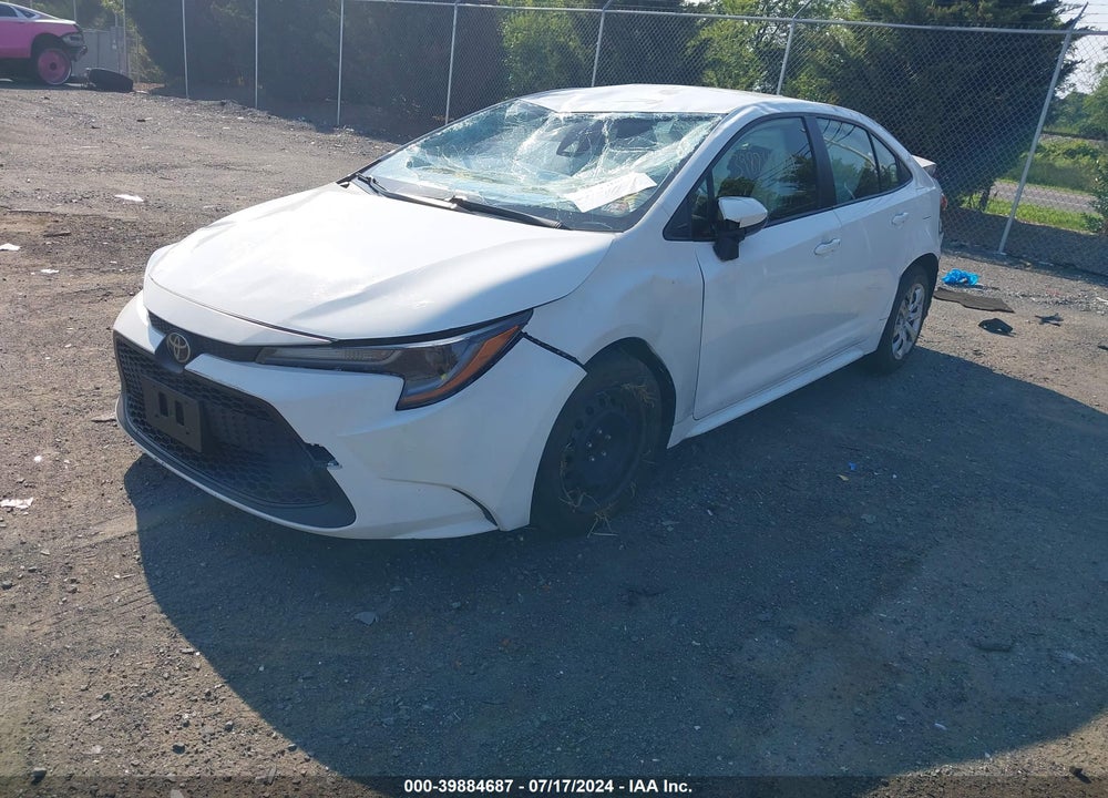 2020 TOYOTA COROLLA LE VIN: JTDEPRAEXLJ087646