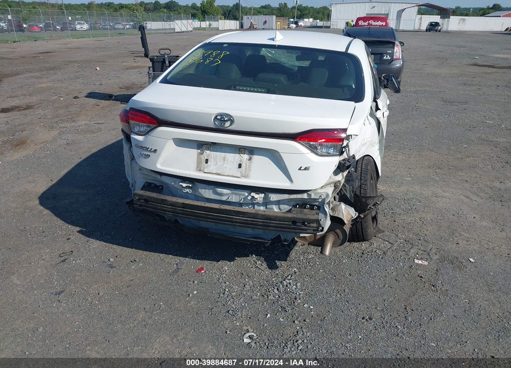 2020 TOYOTA COROLLA LE VIN: JTDEPRAEXLJ087646