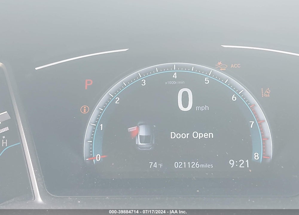 2020 HONDA CIVIC EX VIN: 2HGFC3B3XLH350506