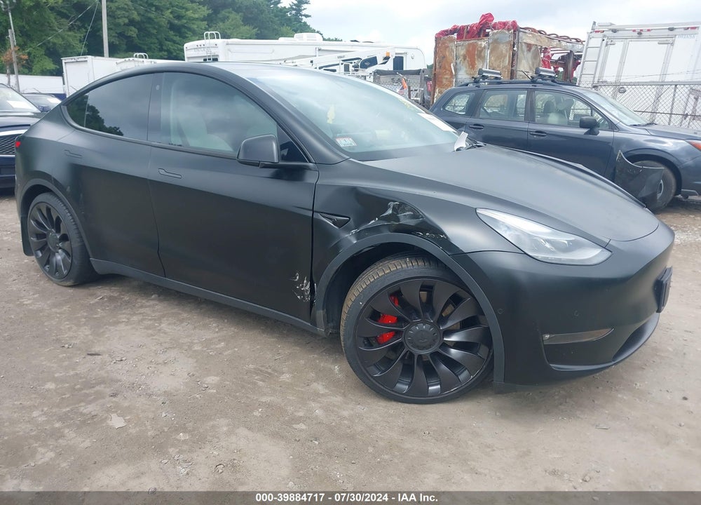 2021 TESLA MODEL Y PERFORMANCE DUAL MOTOR ALL-WHEEL DRIVE VIN: 5YJYGDEF1MF302486