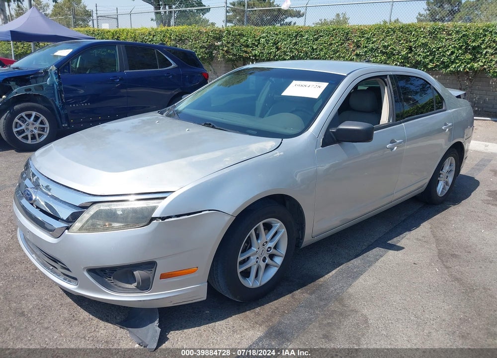 2012 FORD FUSION S VIN: 3FAHP0GA7CR212188