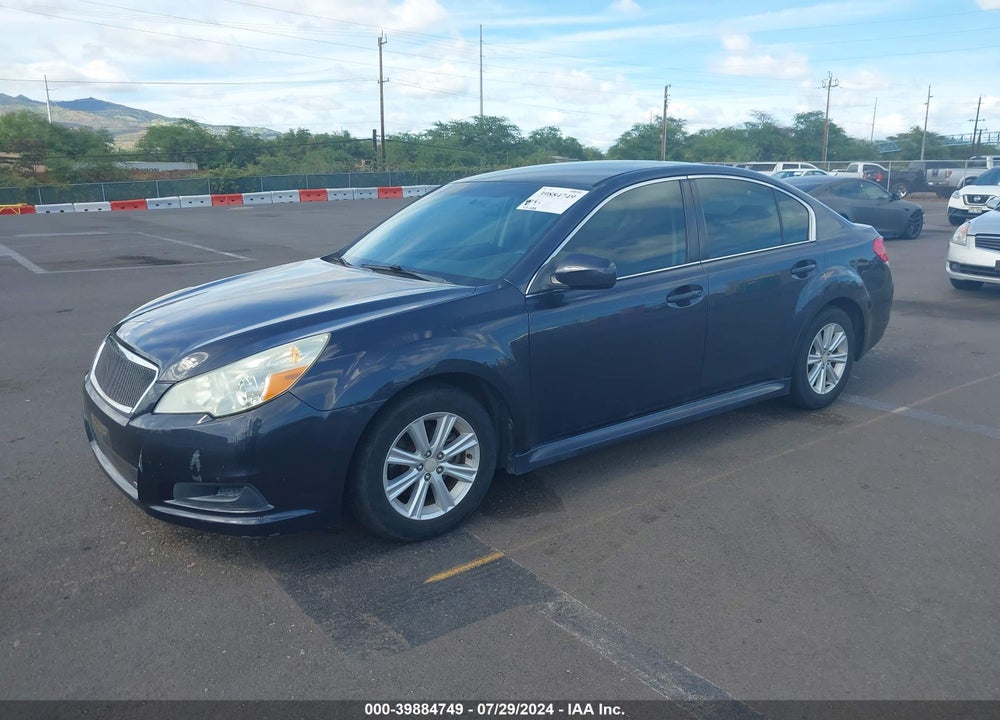 2011 SUBARU LEGACY 2.5I PREMIUM VIN: 4S3BMCB62B3215378