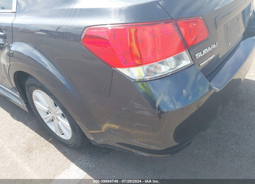 2011 SUBARU LEGACY 2.5I PREMIUM VIN: 4S3BMCB62B3215378