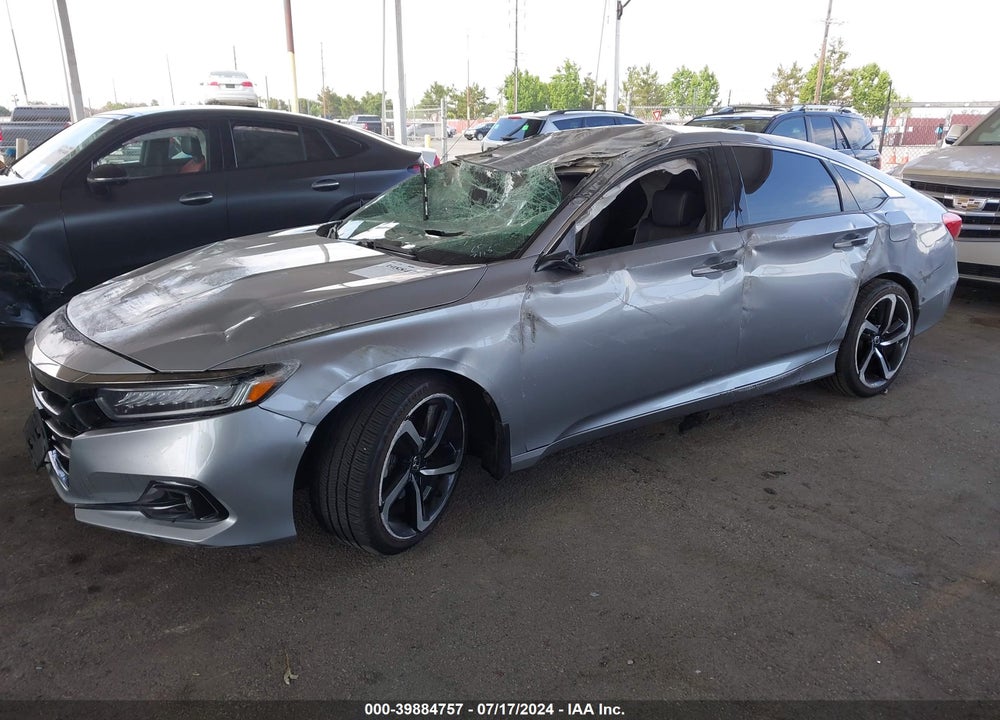 2022 HONDA ACCORD SPORT VIN: 1HGCV1F30NA073152