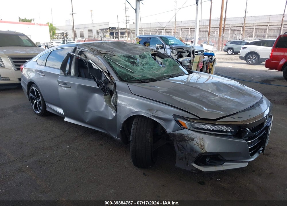 2022 HONDA ACCORD SPORT VIN: 1HGCV1F30NA073152