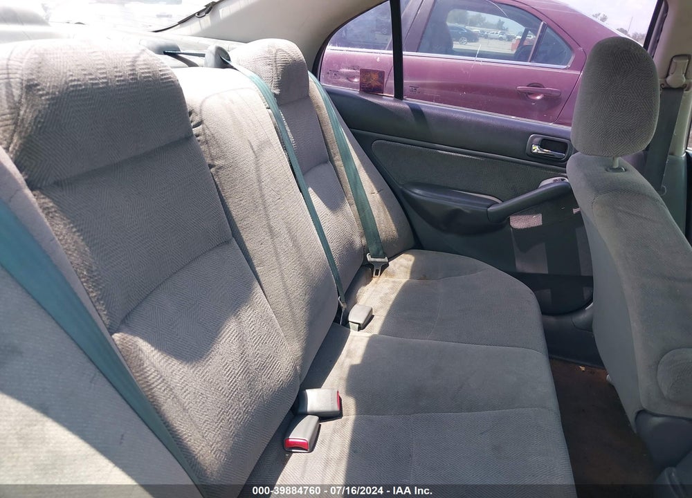 2002 HONDA CIVIC EX VIN: 1HGES26752L081080