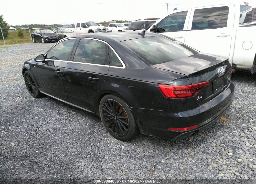 2017 AUDI A4 2.0T PREMIUM VIN: WAUENAF45HN028864