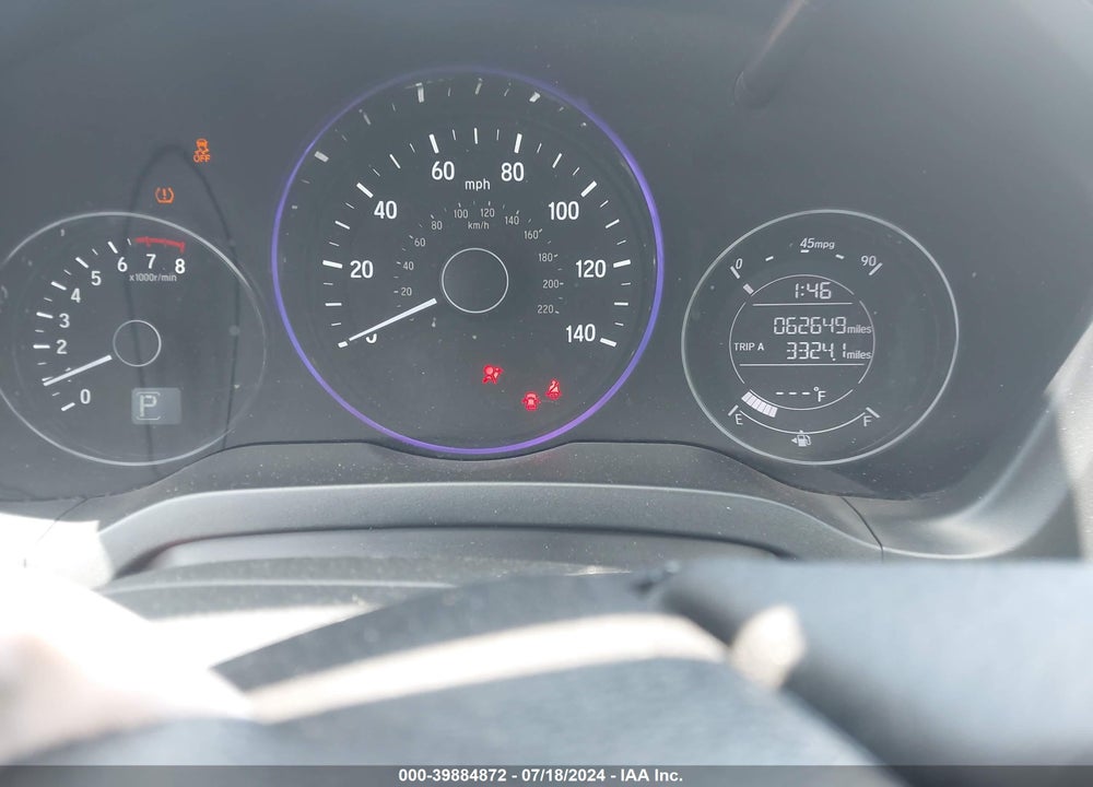 2017 HONDA HR-V EX-L VIN: 3CZRU5H76HM702630