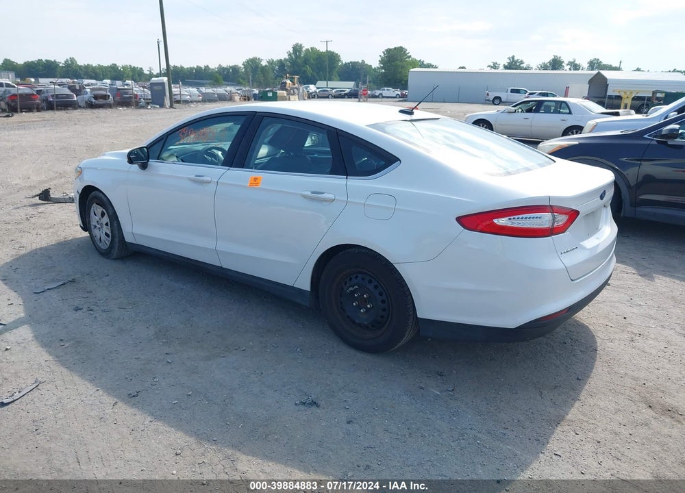 2014 FORD FUSION S VIN: 1FA6P0G72E5377776