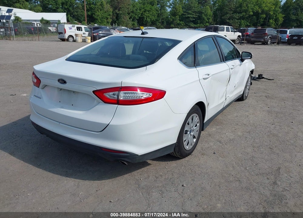2014 FORD FUSION S VIN: 1FA6P0G72E5377776