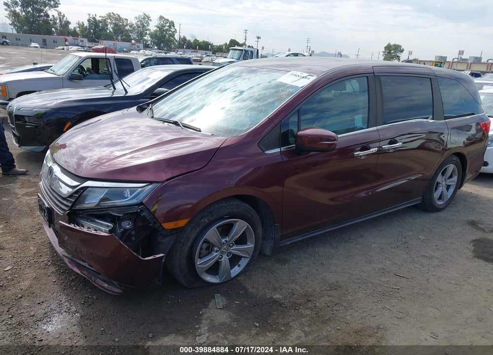 2020 HONDA ODYSSEY EX-L/EX-L W/NAVI RES VIN: 5FNRL6H7XLB051451
