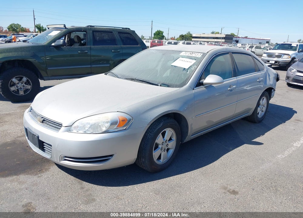 2008 CHEVROLET IMPALA LT VIN: 2G1WT58K589117992