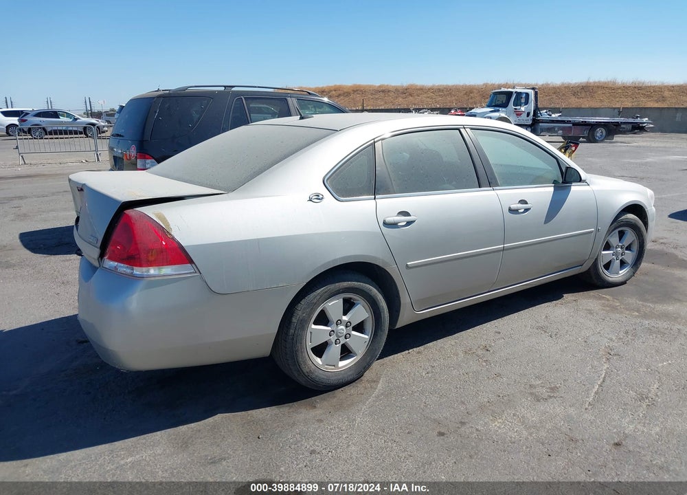2008 CHEVROLET IMPALA LT VIN: 2G1WT58K589117992