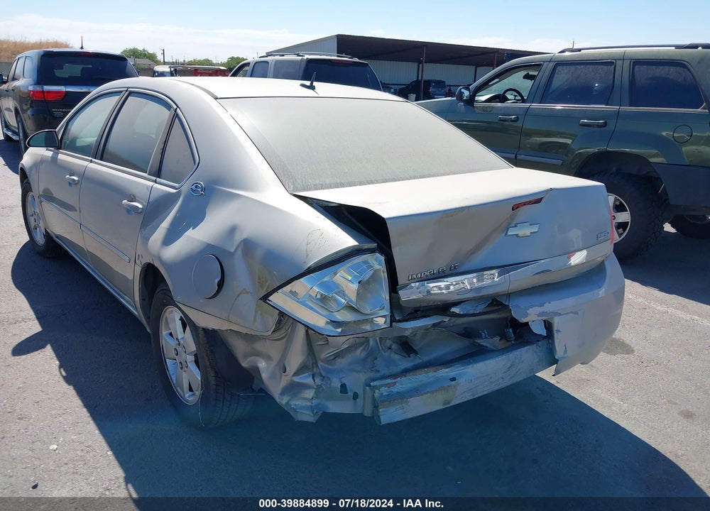 2008 CHEVROLET IMPALA LT VIN: 2G1WT58K589117992