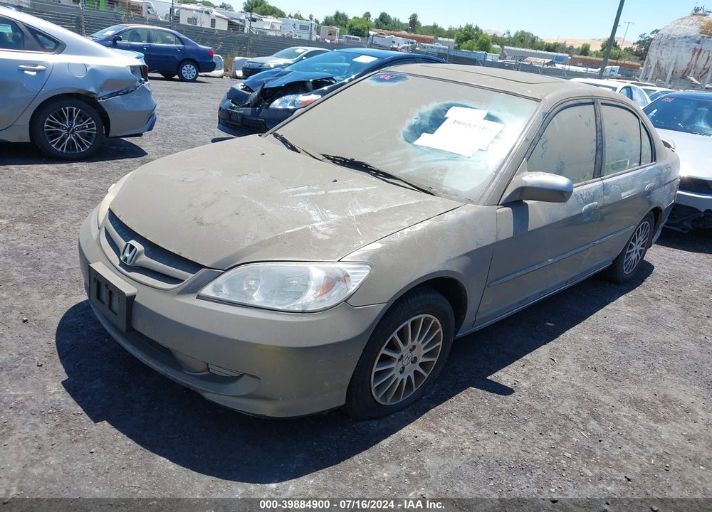 2005 HONDA CIVIC EX VIN: 2HGES26705H561092