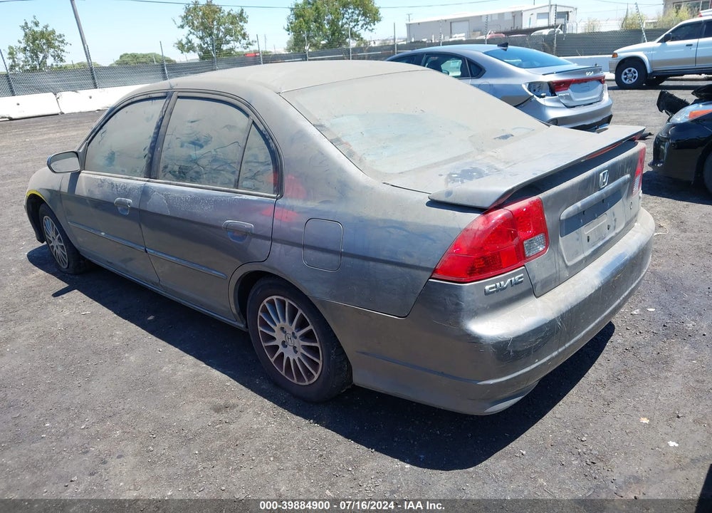2005 HONDA CIVIC EX VIN: 2HGES26705H561092