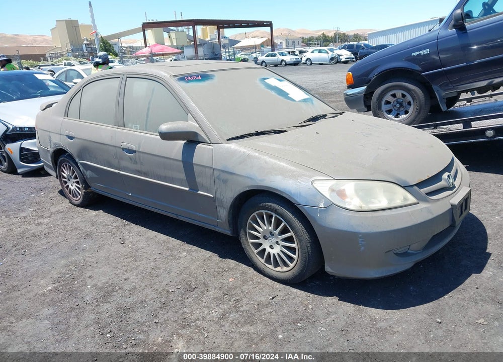 2005 HONDA CIVIC EX VIN: 2HGES26705H561092