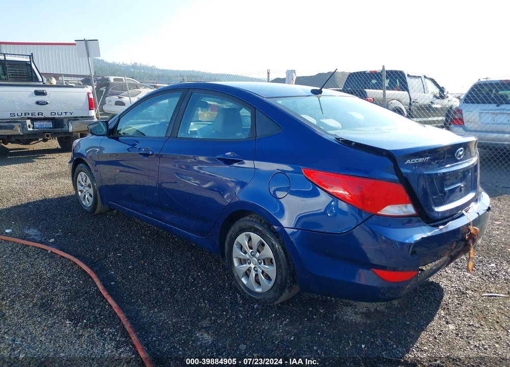 2017 HYUNDAI ACCENT SE VIN: KMHCT4AE8HU331723