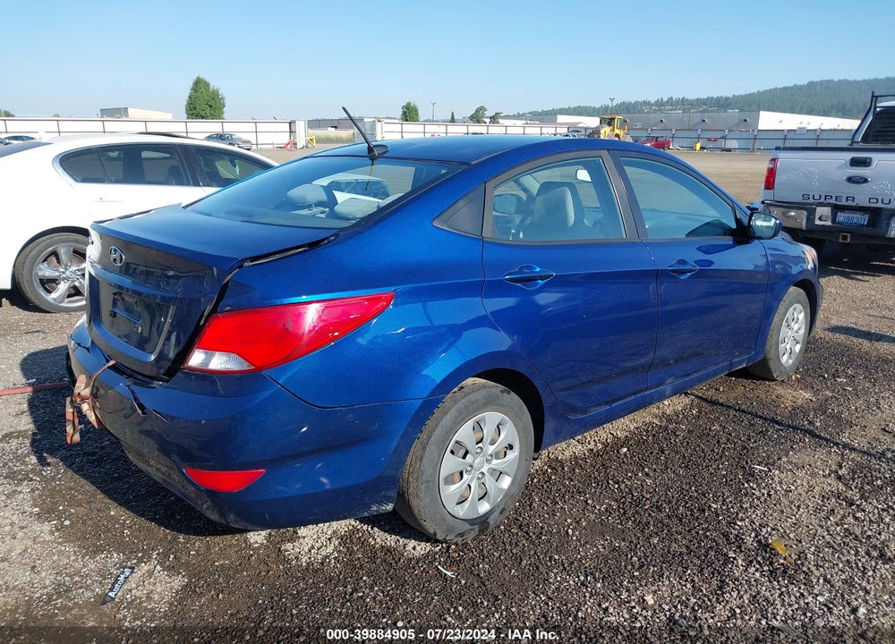2017 HYUNDAI ACCENT SE VIN: KMHCT4AE8HU331723