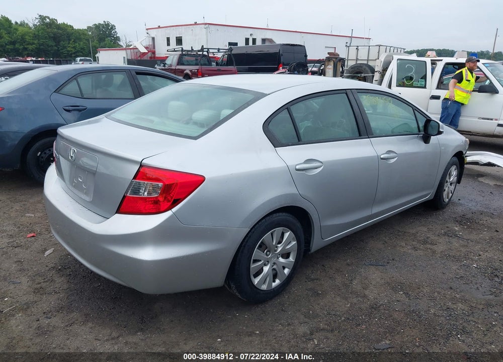 2012 HONDA CIVIC LX VIN: 19XFB2F56CE373185