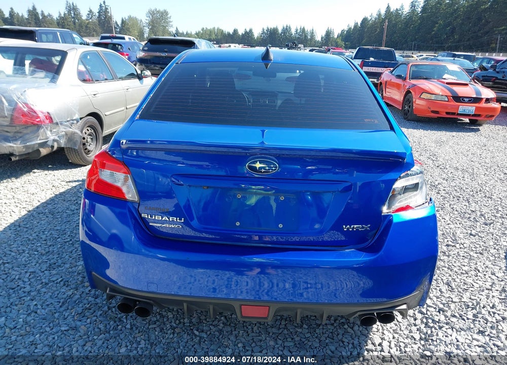 2016 SUBARU WRX VIN: JF1VA1B63G9820983