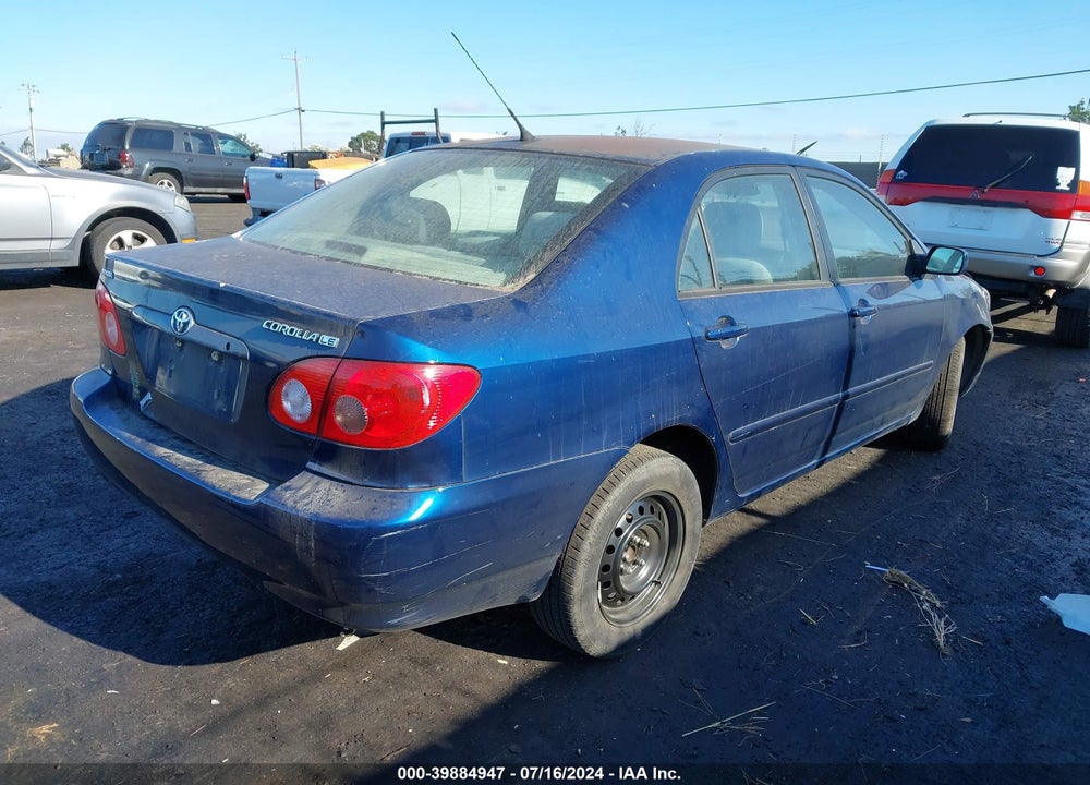 2006 TOYOTA COROLLA LE VIN: 1NXBR32E06Z746566
