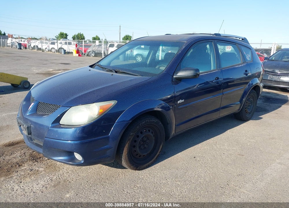 2004 PONTIAC VIBE VIN: 5Y2SL62834Z427485