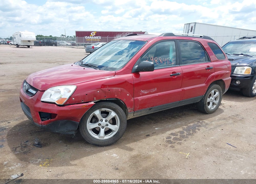 2009 KIA SPORTAGE LX V6 VIN: KNDJE723897640144