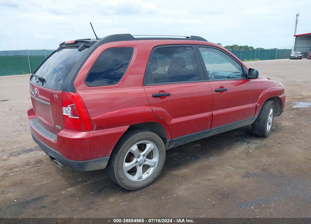 2009 KIA SPORTAGE LX V6 VIN: KNDJE723897640144