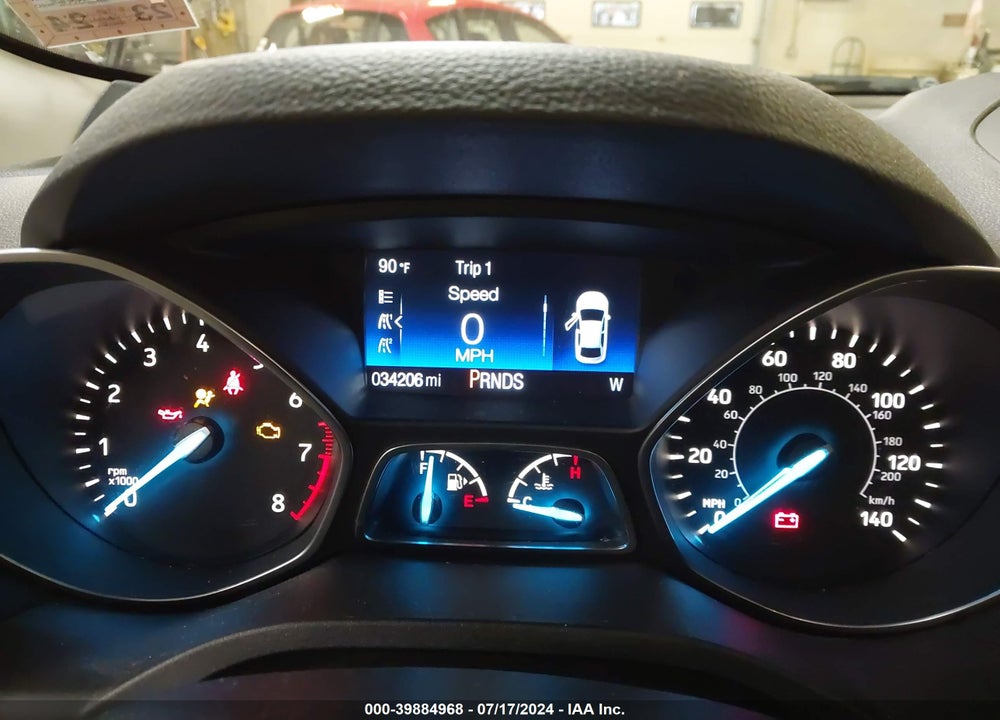 2017 FORD ESCAPE SE VIN: 1FMCU9G90HUC16523