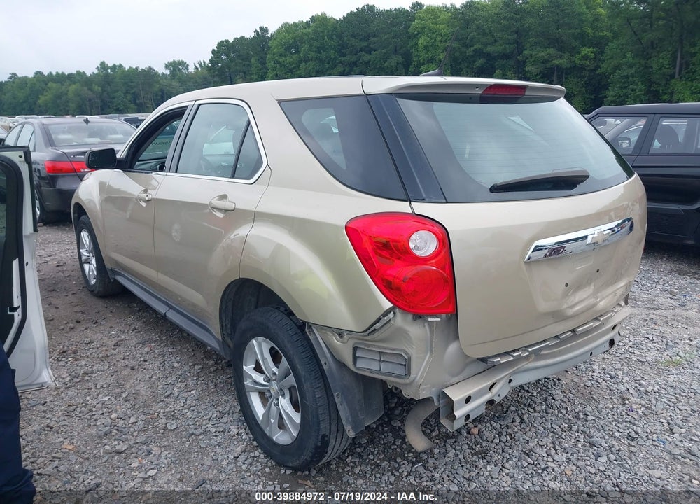 2013 CHEVROLET EQUINOX LS VIN: 2GNALBEKXD6335921