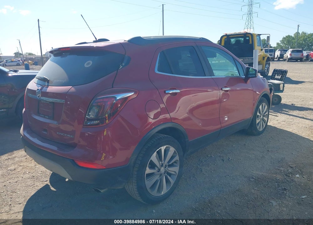 2019 BUICK ENCORE FWD PREFERRED VIN: KL4CJASB0KB802662