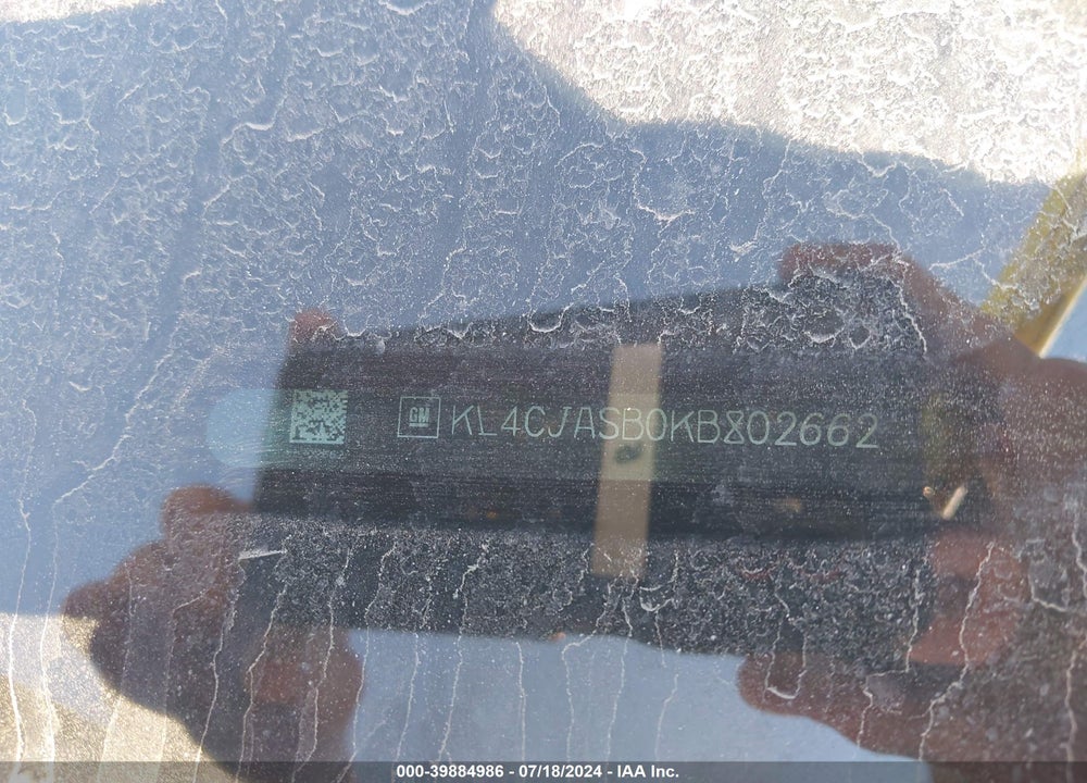 2019 BUICK ENCORE FWD PREFERRED VIN: KL4CJASB0KB802662