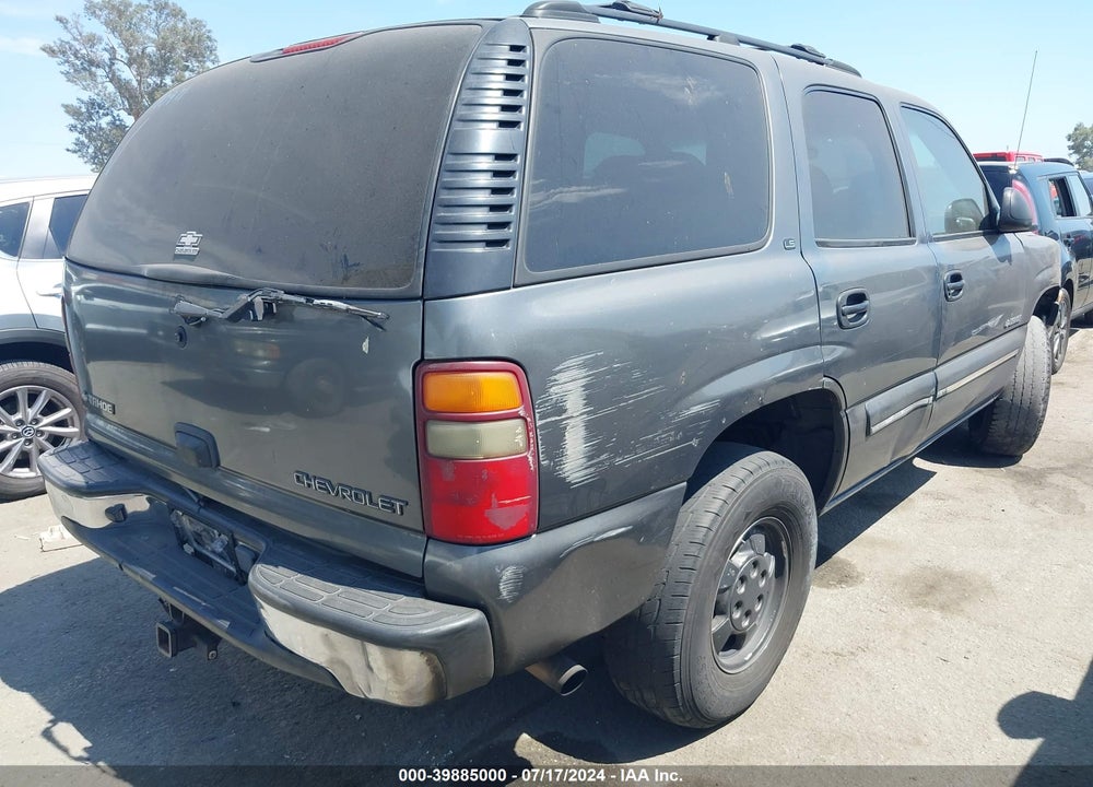 2002 CHEVROLET TAHOE LS VIN: 1GNEC13T42R225973