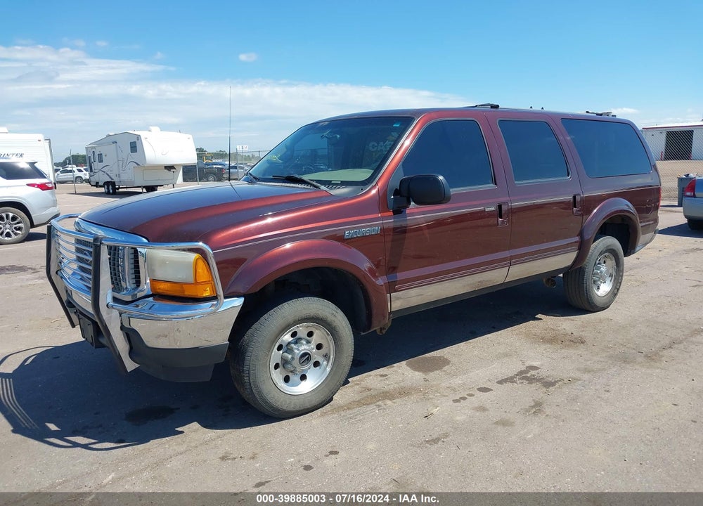 2000 FORD EXCURSION XLT VIN: 1FMNU41S5YEC00769