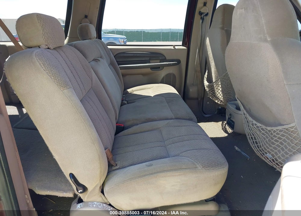 2000 FORD EXCURSION XLT VIN: 1FMNU41S5YEC00769