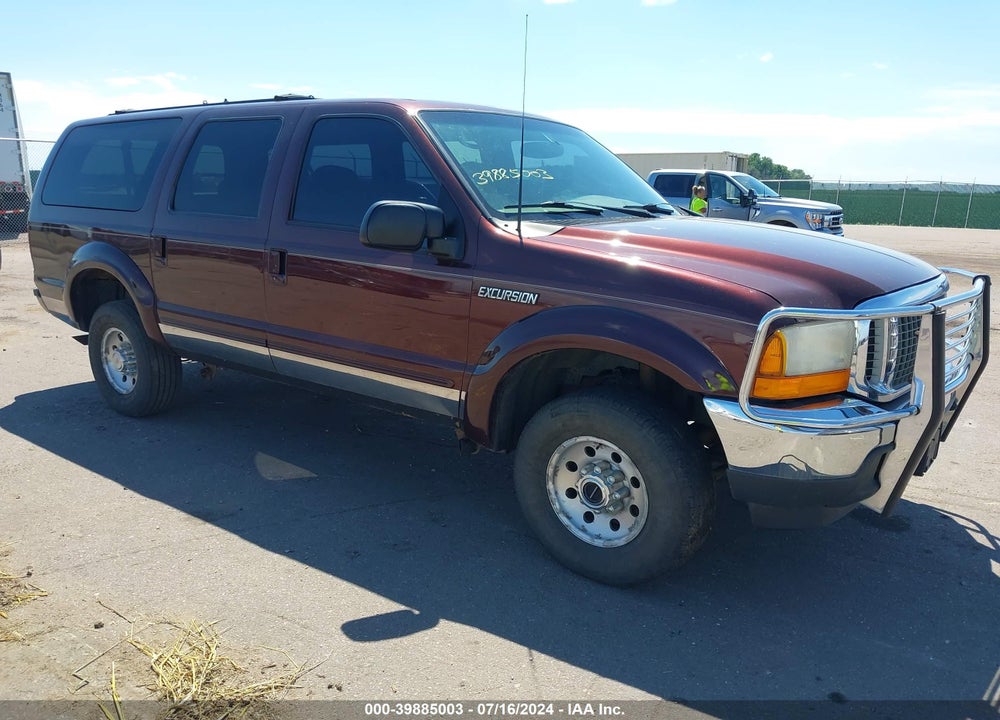 2000 FORD EXCURSION XLT VIN: 1FMNU41S5YEC00769