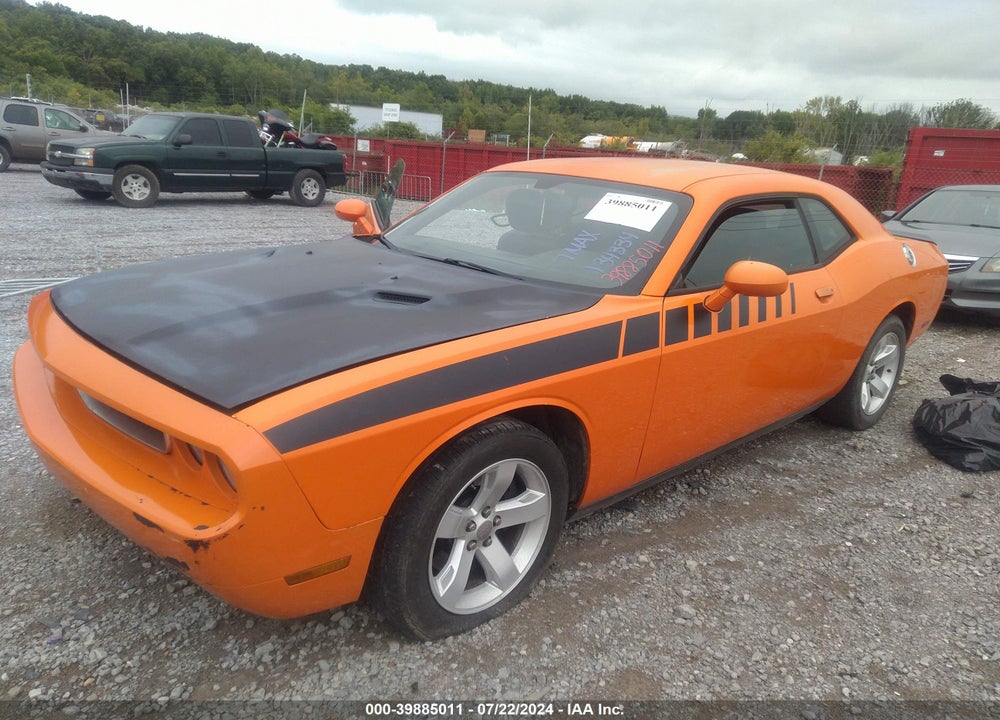 2012 DODGE CHALLENGER SXT VIN: 2C3CDYAG6CH134334