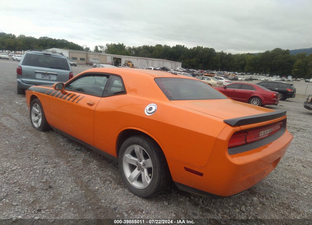 2012 DODGE CHALLENGER SXT VIN: 2C3CDYAG6CH134334