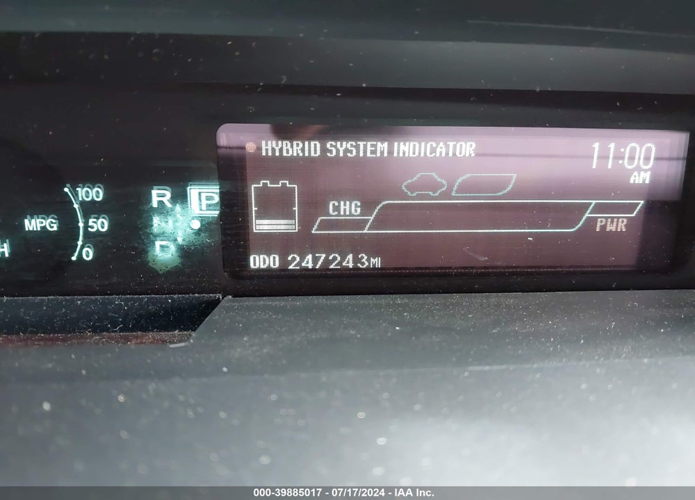 2014 TOYOTA PRIUS FIVE VIN: JTDKN3DU2E1801863