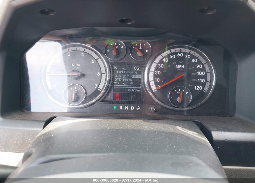 2011 RAM 1500 SLT VIN: 1D7RB1CT1BS713189