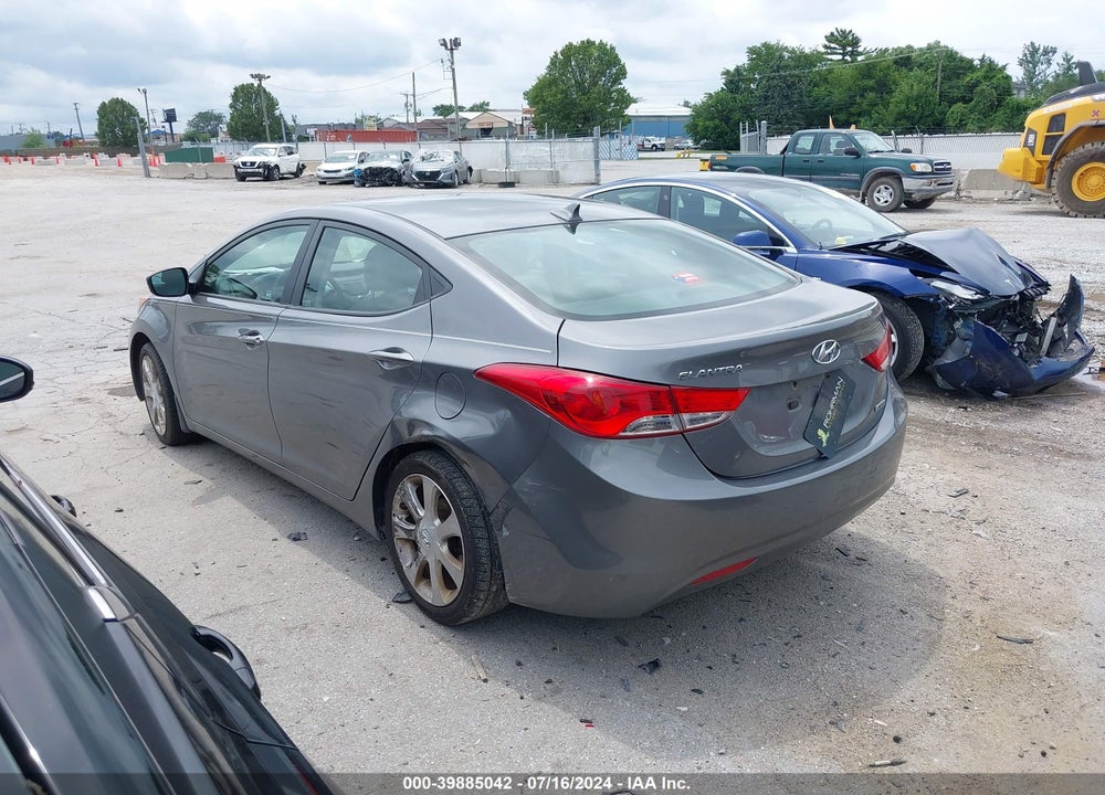 2013 HYUNDAI ELANTRA LIMITED VIN: 5NPDH4AEXDH163937